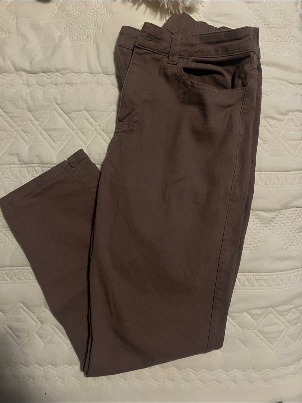 Pact Organic Cotton Women's Straight Leg Pants in Deep Taupe